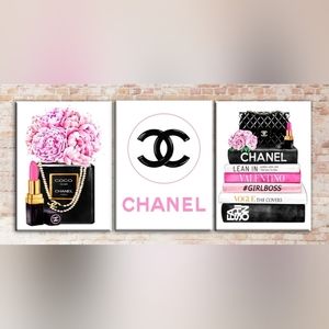 Ladyilly three piece 8 1/2"x11" Wall Art